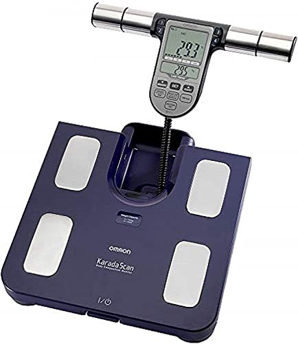 Omron Misuratore Della Composizione Corporea Completo E Clinicamente Validato Con 8 Sensori Ad Alta Precisione Per La Misurazione Mani-Piedi - Blu, Du