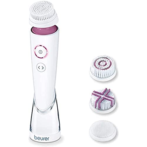 Beurer Spazzola Facciale Fc 95 Deep Pore Cleansing 4 Testine Impermeabili Con Batteria