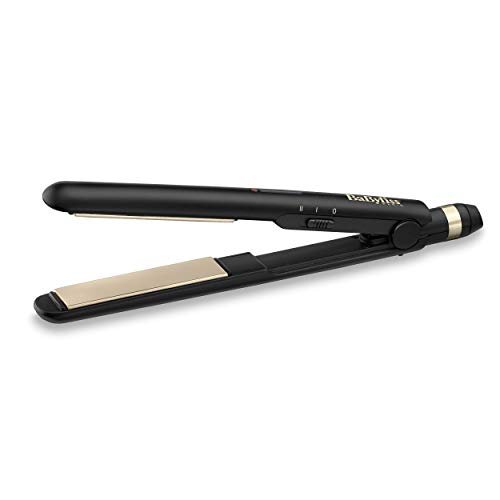 Babyliss St089E Piastra Lisciante Con Rivestimento In Ceramica, Multi-Voltaggio, Tappetino Termo-Resistente, 2 Temperature, Nero