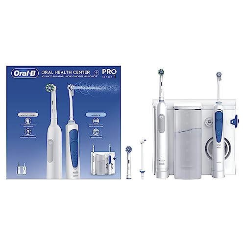 Oral-B Idropulsore Con 1 Beccuccio Oxyjet, 1 Beccuccio Con Getto D’Acqua, 1 Spazzolino Elettrico Io6, 2 Testine Di Ricambio. 1 Idropulsore