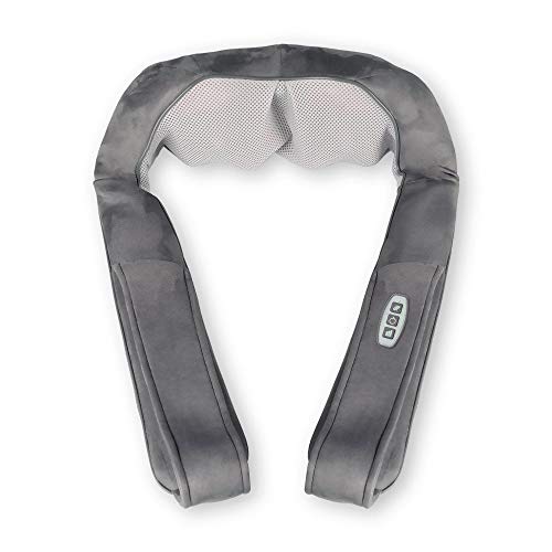 Medisana Nm 885 Massaggiatore Cervicale Shiatsu, Massaggiatore Per Collo, Schiena, Addome, Parte Superiore E Inferiore Delle Gambe, Testine Di Massagg