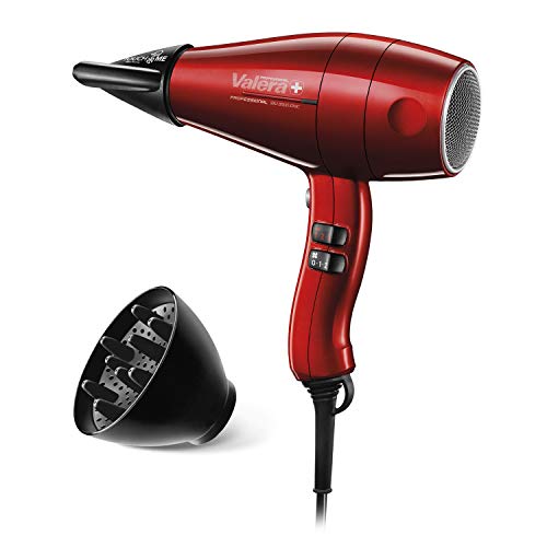 Valera, Swiss Silent Jet 8500, Asciugacapelli Professionale, Phon Silenzioso, Con Potente Motore, 3 Livelli Di Temperatura, Ionizzatore, Cavo Flessibi