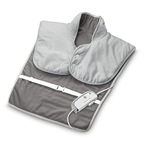 Medisana Hp 630 Mantello Riscaldante Per Collo, Spalle E Schiena, Elettrico, Poncho Riscaldante Con 4 Impostazioni Di Temperatura, Protezione Da Surri