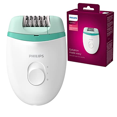 Philips Satinelle Essential Epilatore, Con Corda, Depilazione Compatta, Bre224/00