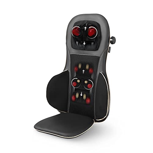 Medisana Mc 825 Cuscino Massaggiante Shiatsu Per Schiena E Collo, Cuscino Sedile Massaggiante Con Digitopressione, Massaggio Cervicale, Funzione Calor