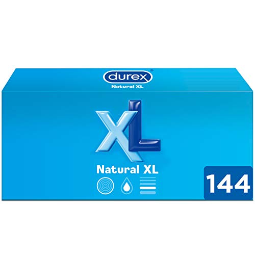 Durex, Preservativi Originali Natural Plus, Taglia Xl, Gomma