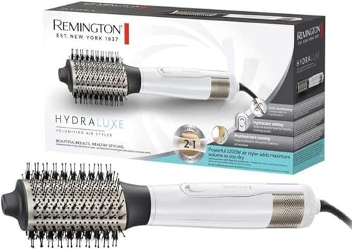 Remington Spazzola Ad Aria Calda Volumizzante, Asciuga E Dona Volume E Onde Ai Capelli, 3 Temperature, 2 Velocità, Colpo D'Aria Fredda, Hydraluxe As89