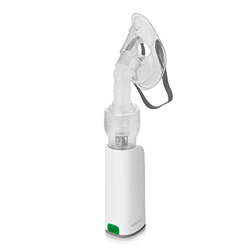 Medisana In 535 Inalatore Portatile Per In Movimento, Nebulizzatore A Compressore Con Boccaglio E Maschera Per Adulti E Bambini, Per Raffreddori O Asm