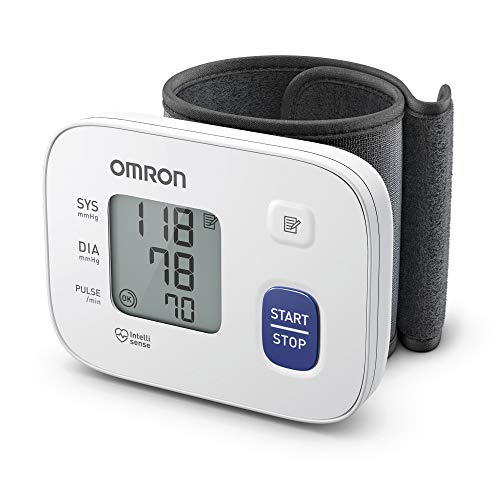 Omron Rs1 Misuratore Di Pressione Arteriosa Da Polso - Apparecchio Portatile Per Misurare La Pressione E Il Monitoraggio Domestico Dell'Ipertensione,