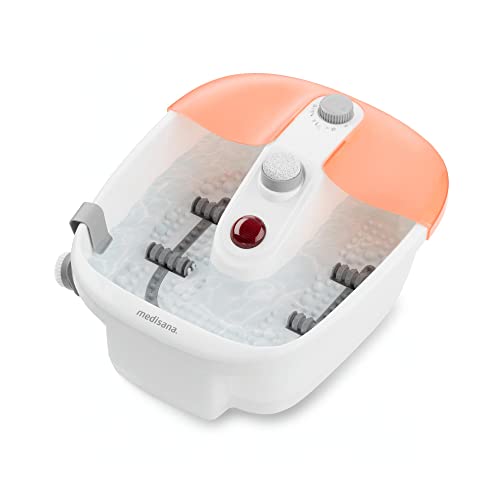 Medisana Pediluvio Fs 883 Con Riflessologia Plantare - Pediluvio Elettrico, Funzione Di Mantenimento Dell'Acqua Calda, Massaggio A Vibrazione, Accesso