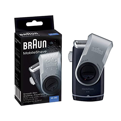 Braun Mobileshave Pocketgo, Rasoio Elettrico Barba, Compatto E Portatile, Ideale Per I Viaggi, Rasatura Flessibile, Duratura E Definita, Senza Fili, I