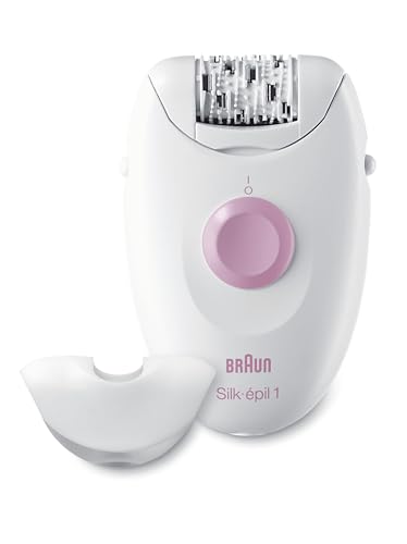 Braun Silk-Épil 1 Depilatore Donna, Epilatore Elettrico Donna Con 20 Pinzette Soft-Lift, Delicato Ed Efficace, Aree Sensibili, Prime Depilazioni, Idea