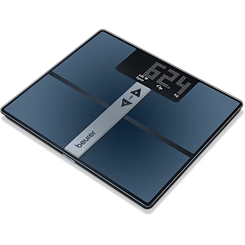Beurer Bf 980 Bilancia Diagnostica Con Wifi E Bluetooth, Analisi Dei Dati Corporei E Valutazione Grafica Dei Valori Tramite App, Cardiofrequenzimetro,