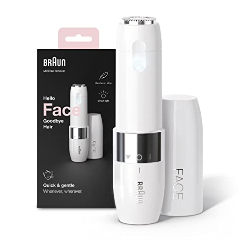 Braun Face Depilatore Donna, Con Rifinitore Di Precisione, Ideale Per La Zona Bikini, Idea Regalo, Fs1000 Bianco