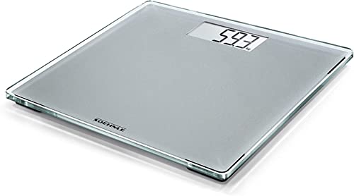 Soehnle Style Sense Compact 300 Bilancia Pesapersone Digitale Display Lcd Con Piedi Antiscivolo, Grigio