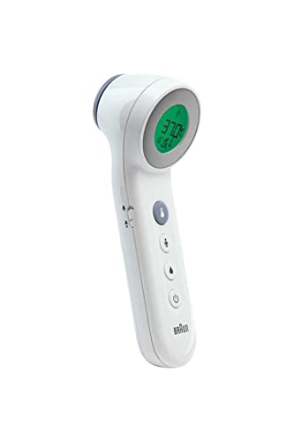 Braun Termometro Senza Contatto + Contatto Con Age Precision (Positioncheck, Doppia Tecnologia, Igienico, Veloce, Clinicamente Preciso, Facile Da Usar