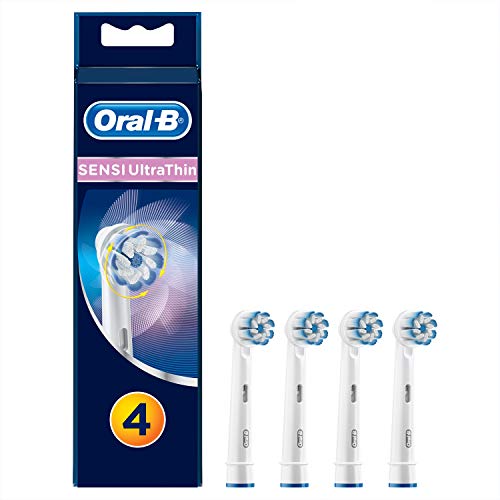 Oral-B Sensi Ultrathin Testine Di Ricambio Per Spazzolino Elettrico, Confezione Da 4 Pezzi, Versione Vecchia