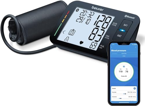 Beurer Bm 54 Misuratore Di Pressione Da Braccio, Connessione Bluetooth E Display Xl