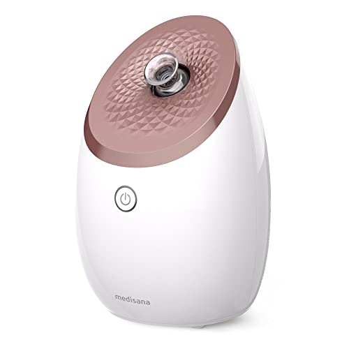 Medisana Ds 600 Sauna Facciale Ai Nano-Ioni, Vaporizzatore Facciale Per La Pulizia Del Viso In Profondità Con Tecnologia Uv E Protezione Dal Surriscal