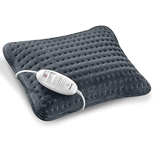Beurer Hk 48 Cosy Cuscino Termico, Superficie Ultra Morbida In Tessuto Traspirante, 3 Livelli Di Calore E Riscaldamento Rapido, Sistema Di Sicurezza B