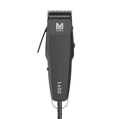 Moser 1400, Tosatrice Professionale Per Animali, Nero (Black)