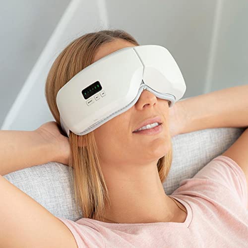 Innovagoods® Massaggiatore Per Gli Occhi Con Compressione Dell'Aria 4 In 1 Eyesky, Allevia La Stanchezza Oculare E Migliora La Circolazione Sanguigna,