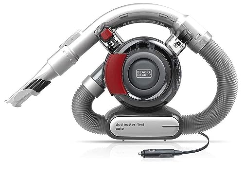Aspirapolvere Automatico Flexi Black & Decker Pd1200Av-Xj Black+Decker 12 V, Grigio/Rosso