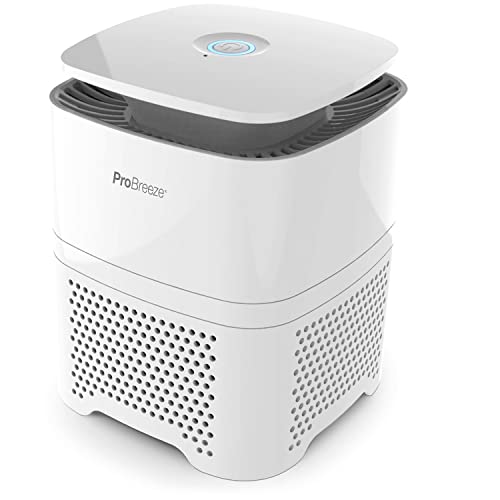 Pro Breeze Purificatore D'Aria 4 In 1 Con Pre Filtro, Filtro True Hepa, Purificatore Aria Carboni Attivi E Ionizzatore. Per Casa E Ufficio, Per Allerg
