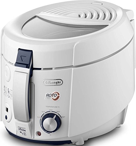De'Longhi F38436 Rotofry Friggitrice, 1800 W, 1.5 Litri, Plastica, Bianco