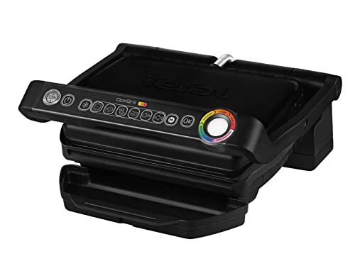 Tefal Optigrill Gc705816 - Griglia A Contatto, 6 Programmi, Indicatore Del Livello Di Cottura, Piastre Rimovibili, Modalità Manuale, Griglia Elettrica