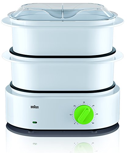 Braun Fs3000, 850 W, Acciaio, Bianco