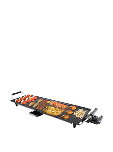 Beper 90.386 Piastra Elettrica Per Cucinare Xxl, 70 X 24 Cm - Griglia Elettrica