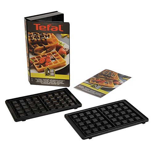 Tefal Set Snack Della Collezione Xa800412 Per Ricettario Con Waffle Con 4,4 X 15,5 X 24,2 Cm