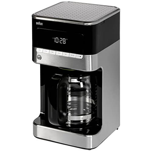 Delonghi Marrone Macchina Per Il Caffè Con Caraffa In Vetro Kf 7120, 1000 W, 12 Cups, Acciaio Inossidabile, Nero, Ciano, Magenta, Giallo