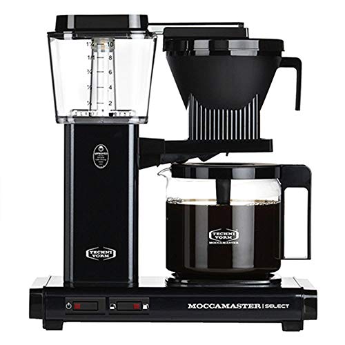 Moccamaster Kbgt, Macchina Del Caffe, Vintage, Filtro Caffe, Nero, 1.25 Litri