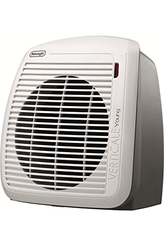 De'Longhi Hvy1030 Joung Termoventilatore Verticale, Grigio/Bianco