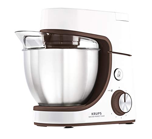 Krups Master Perfect Duo Robot Da Cucina, Bianco/Marrone