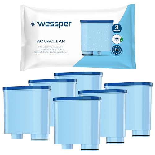 Wessper Filtro Aqua Per Macchina Caffè Compatibile Con Philips E Saeco Aqua Clean, Filtro Per Acqua Anticalcare Per Modelli Granbaristo, Picobaristo,