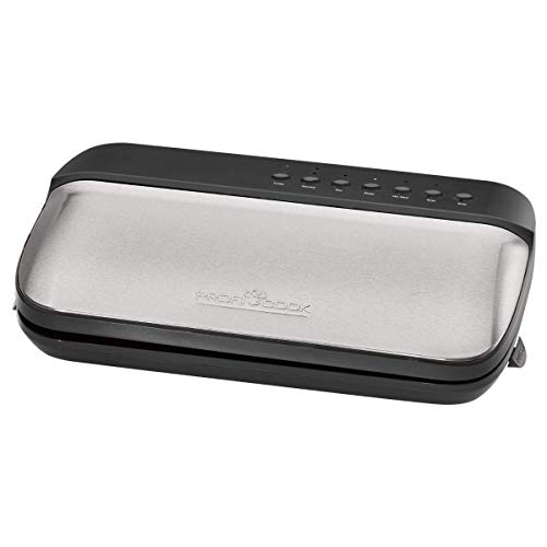 Proficook Pc-Vk 1134 - Macchina Sottovuoto Per Alimenti, 8 Volte Più A Lungo, 24 L/Min, Regolazione Elettronica Del Vuoto (4 Livelli), Alloggiamento I
