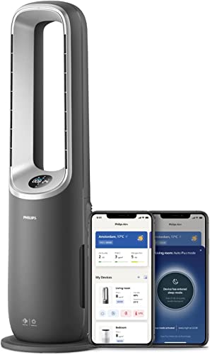 Philips Air Performer 3In1 Purificatore, Ventilatore E Riscaldamento - Fino A 70 M². Filtro Hepa. Rimuove Odori E Il 99,97% Delle Particelle Inquinant