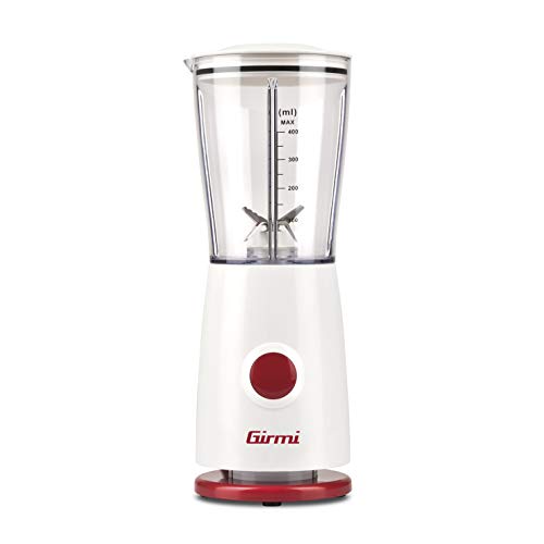 Girmi Fr03 Frullatore Elettrico, 170W, 4 Lame In Acciaio Inox, 500 Ml, Bianco