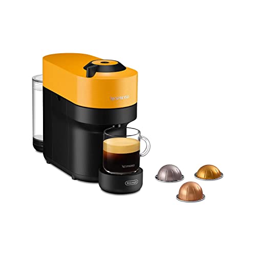 De'Longhi Nespresso Vertuo Pop Env90.Y, Macchina Caffè A Capsule Con Tecnologia Centrifusion, 4 Formati In Tazza, Set Di Benvenuto Con 12 Capsule, 126
