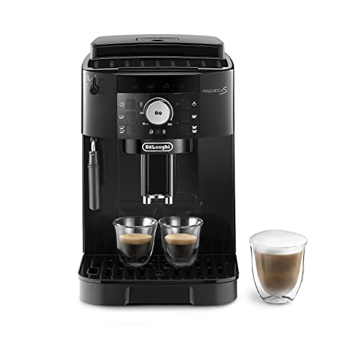 De'Longhi Perfetto Magnifica S Ecam11.112.B, Macchina Da Caffè Automatica Per Espresso E Cappuccino, Caffè In Grani O In Polvere, Con Tasti A Ṡelezion