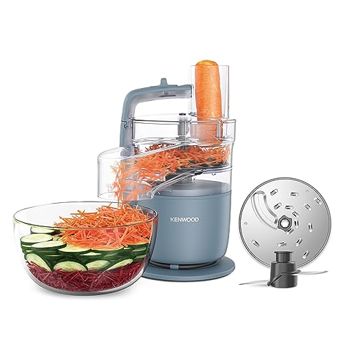 Kenwood Multipro Go Fdp22.130Gy Modello 2023 Robot Tritatutto Da Cucina, Tagliaverdure Elettrico Per Tritare, Tagliare, Grattugiare E Impastare Con Ac