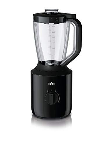 Braun Frullatore Powerblend 3 Jb 3150 Con Tecnologia Triaction, Sistema Di Lame Smoothcrush, Miscelazione Silenziosa E Vetro Thermo Resist, Motore Da