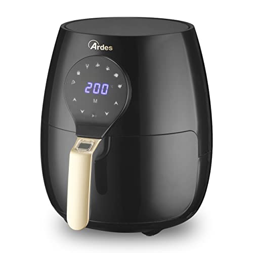 Ardes | Friggitrice Ad Aria Calda Capacità 5 Litri Air Fryer Maxi Con Display Digitale E Timer 60 Minuti Temperatura Massima 200°C Eldorada Maxi Ar1K
