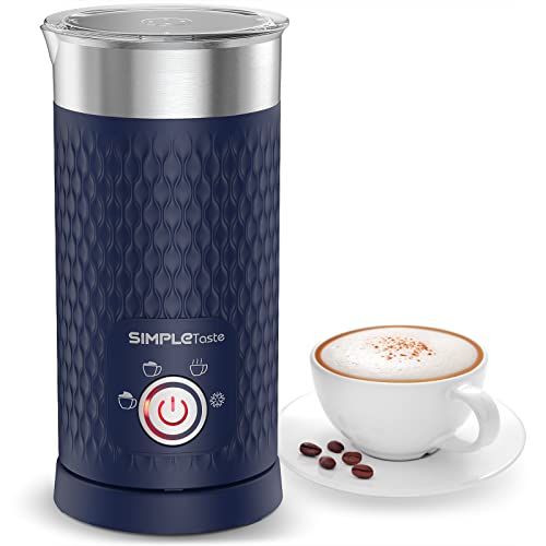 Simpletaste Montalatte Elettrico 4 In 1, Per Preparare Latte Caldo E Freddo Automatico E Scaldalatte Per Latte, Cappuccino, Macchiato