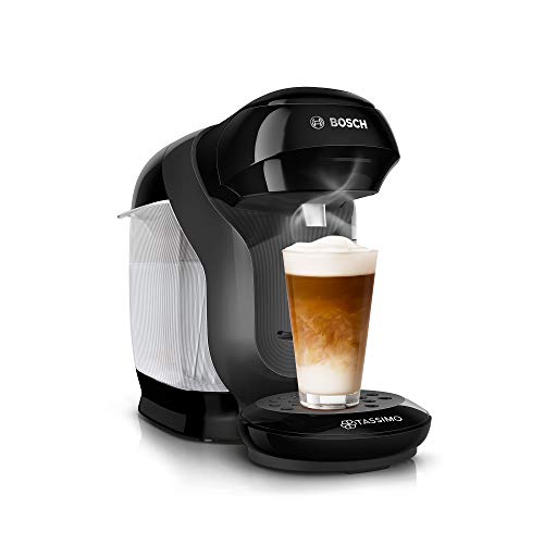 Tassimo Style Tas1102 - Macchina Da Caffè Con Oltre 70 Bevande, Completamente Automatica, Adatta A Tutte Le Tazze, Salvaspazio, 1400 W, Colore: Nero