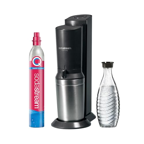 Sodastream Crystal 3.0 Métal, Acier Inoxydable Noir