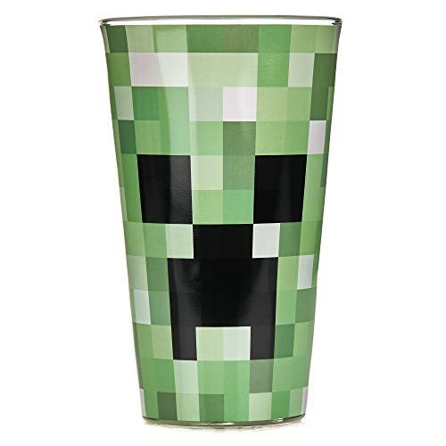 Paladone Pp6729Mcf - Bicchiere Da 450 Ml, Ideale Per I Fan Di Minecraft